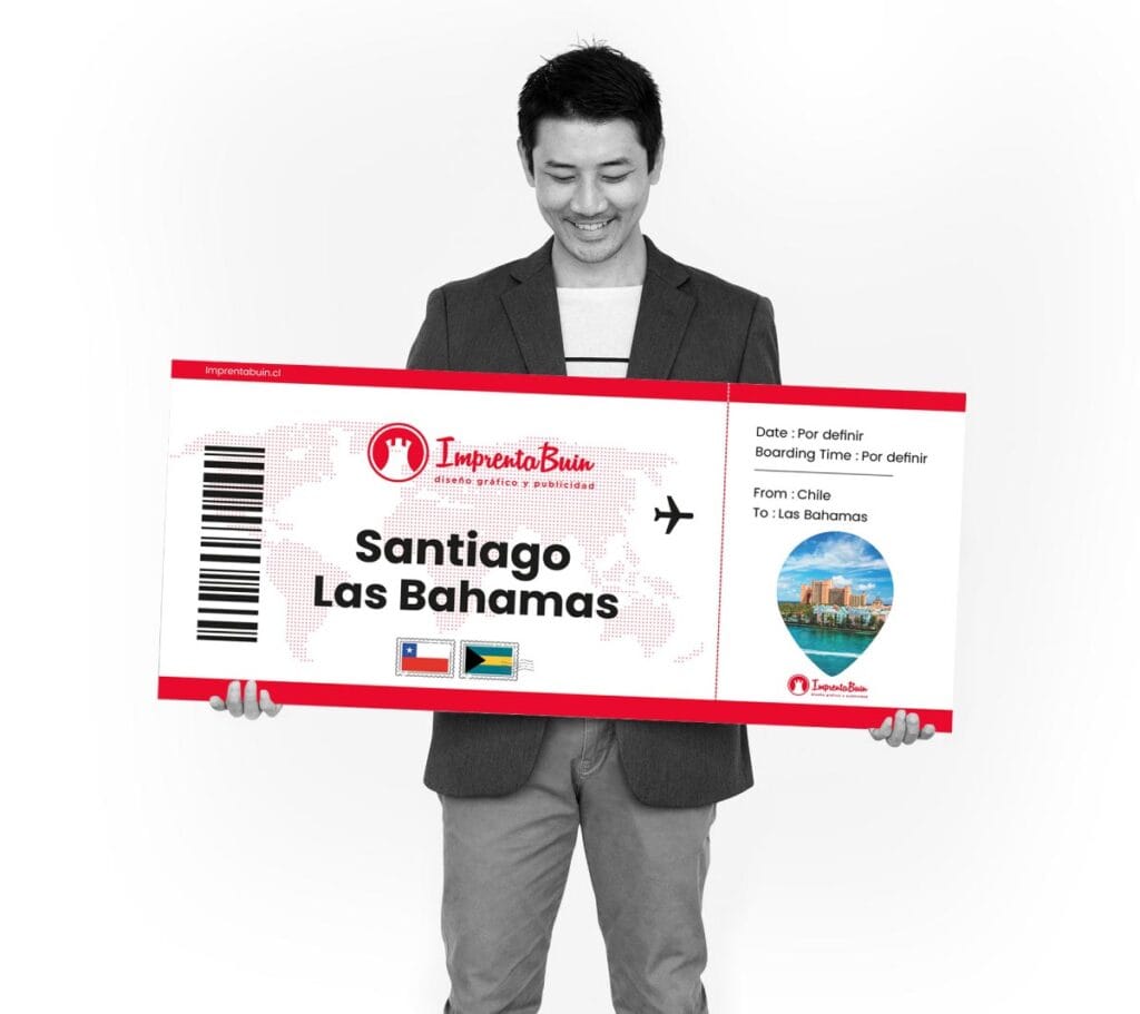 Cheque de premio personalizado en material rígido - Servicios ...