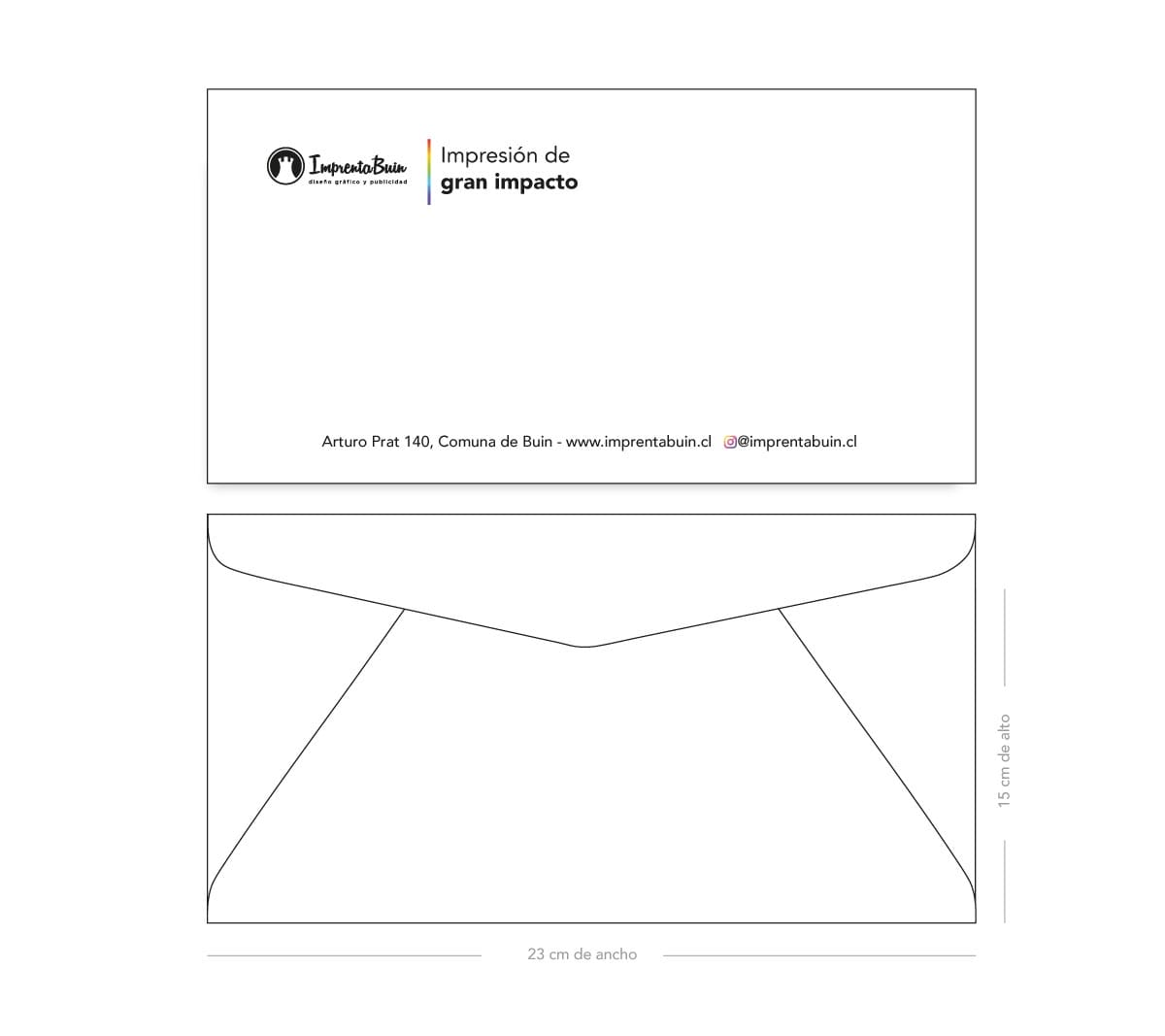 Sobres corporativo 1/2 carta - Imagen 2