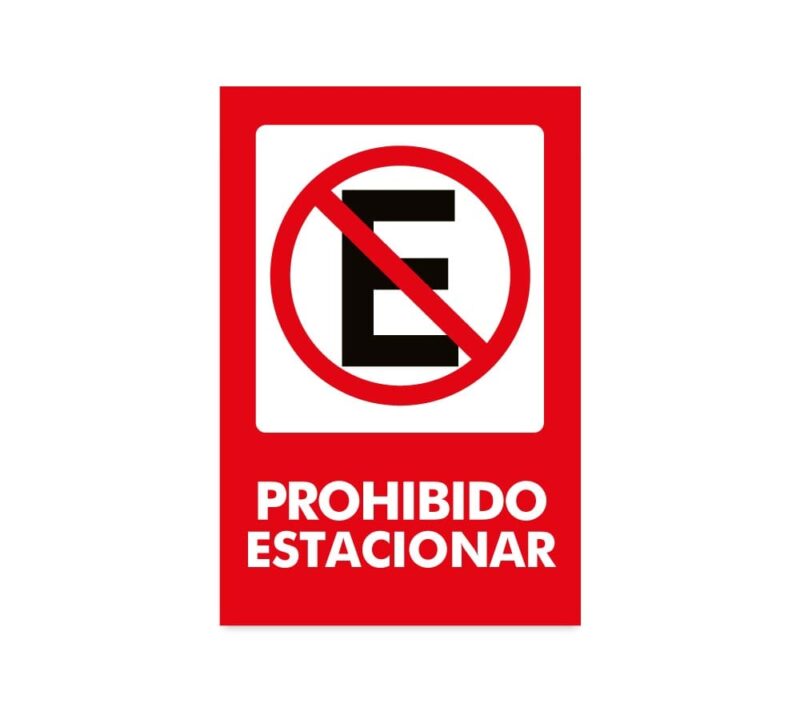 Prohibido estacionar