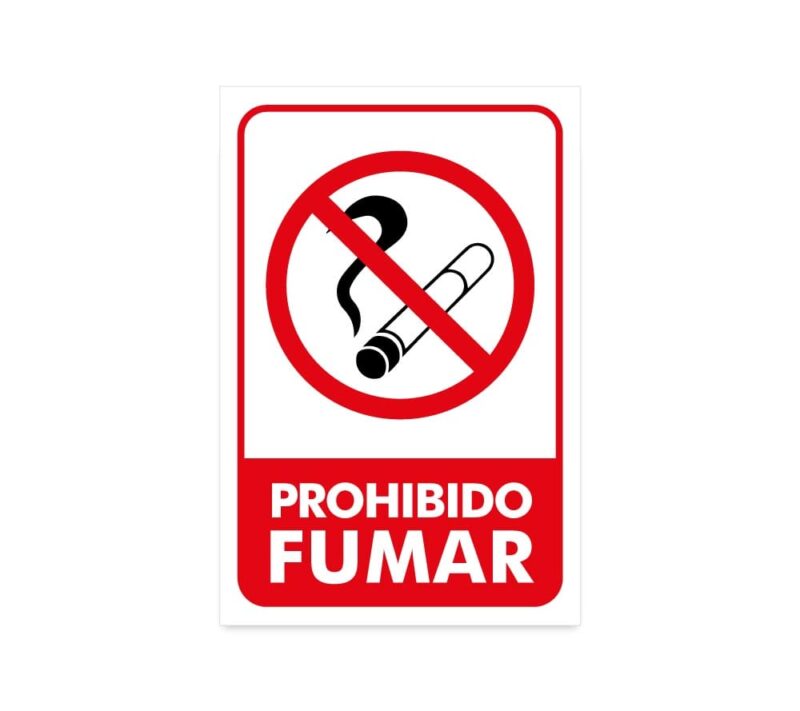 Prohibido Fumar señaletica buin