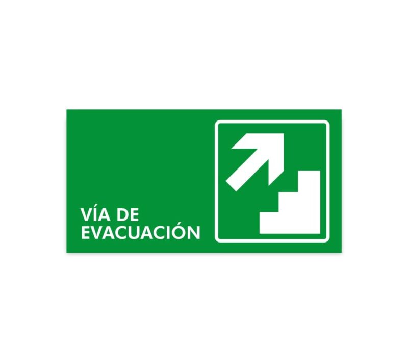 Vía de evacuación arriba