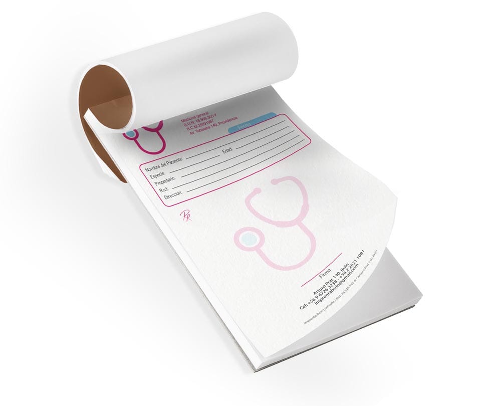 Ejemplo de recetario médico personalizado para consulta