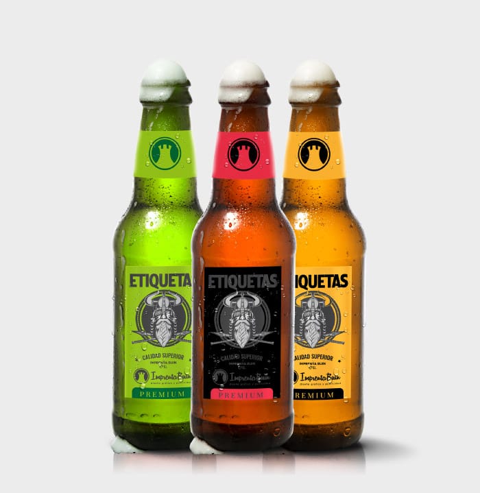 Etiquetas adhesivas personalizadas para cerveza artesanal