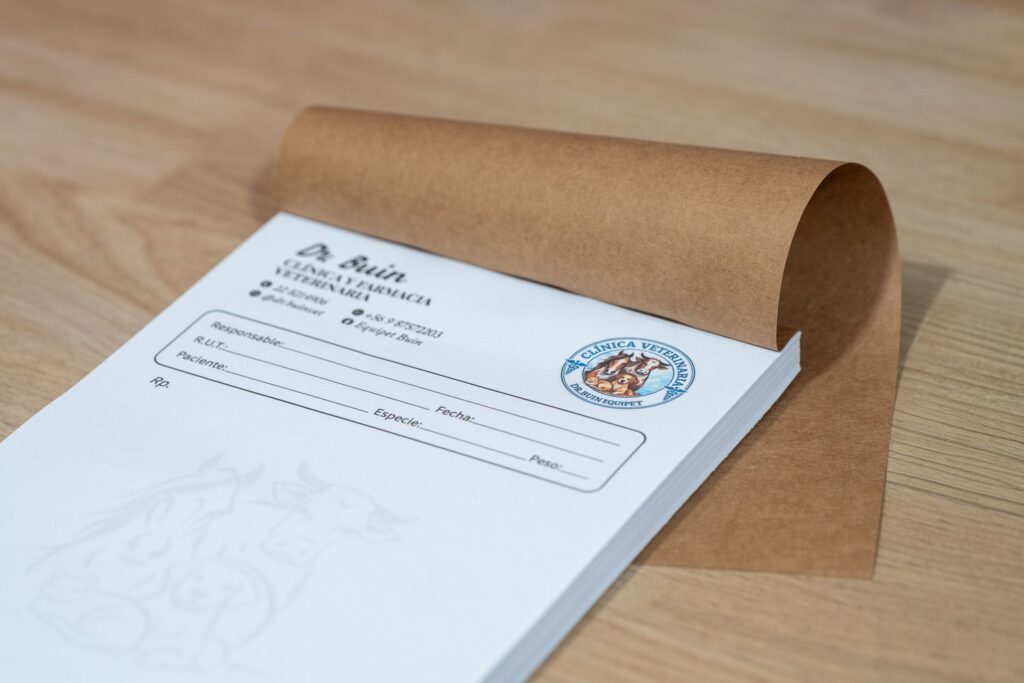 IImprenta para Veterinarios – Recetario Médico Veterinario Tamaño 13×21 cm11