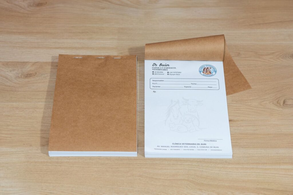 IImprenta para Veterinarios – Recetario Médico Veterinario Tamaño 13×21 cm13