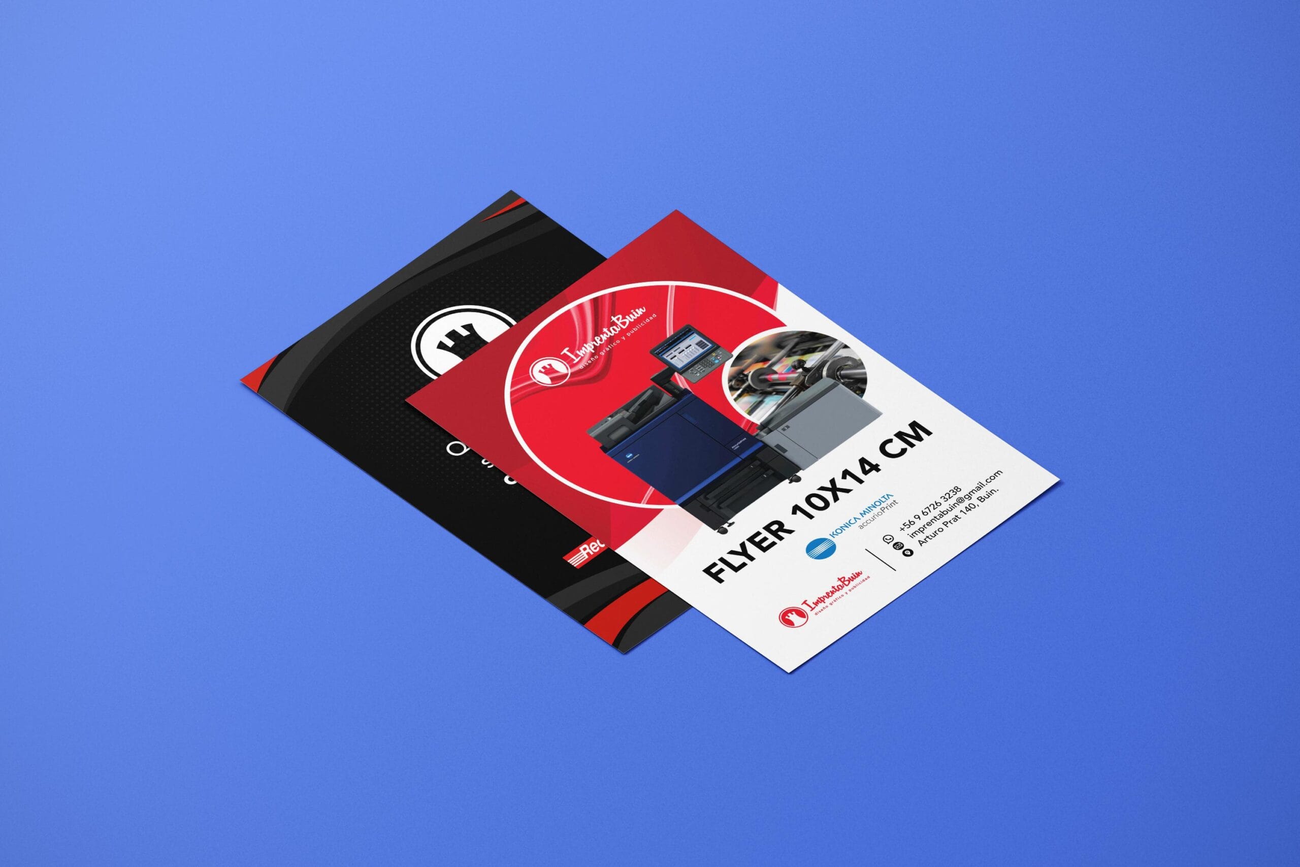 flyers publicitarios impresos por ambos lados