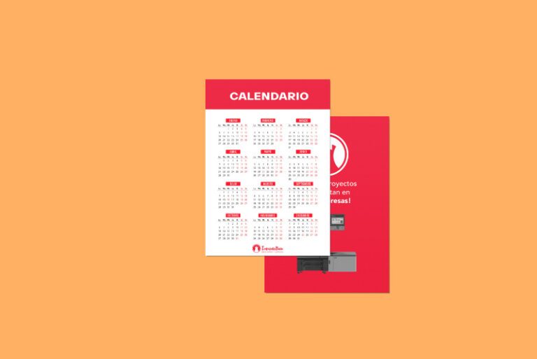 calendario mini para bolsillos - corporativo diseño moderno Chile