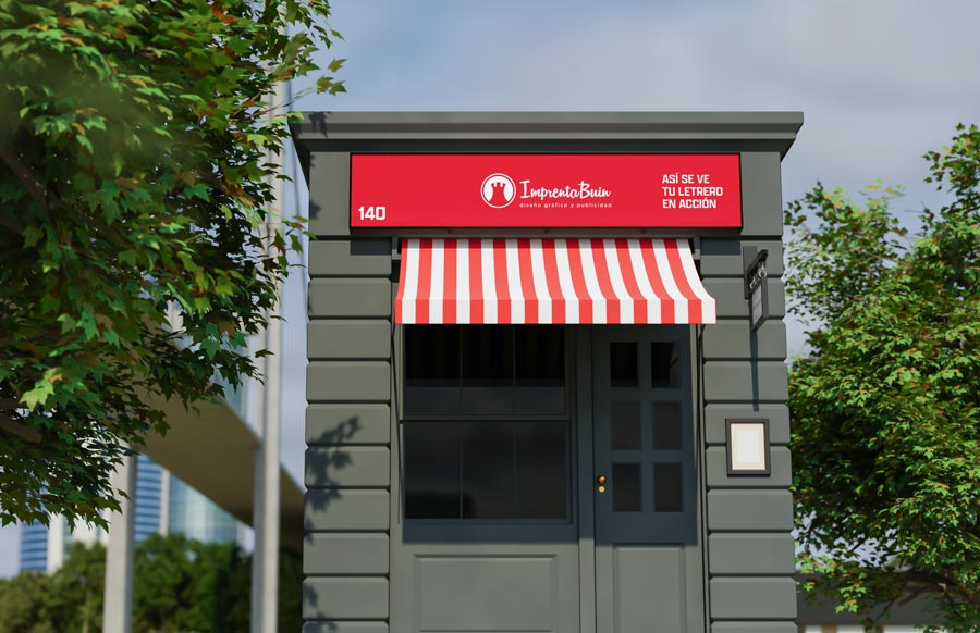 Publicidad Exterior en Marco Metálico | Alta resistencia y buena presencia