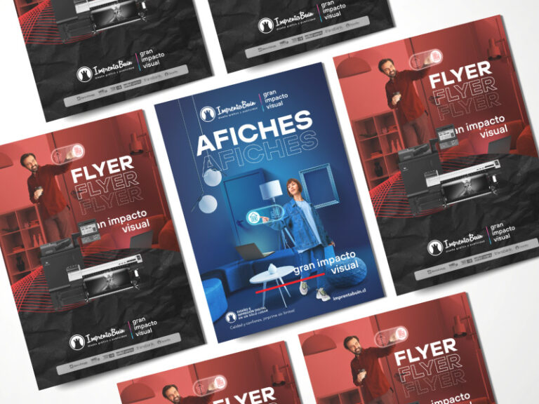 impresión de flyers publicitarios baratos en Chile