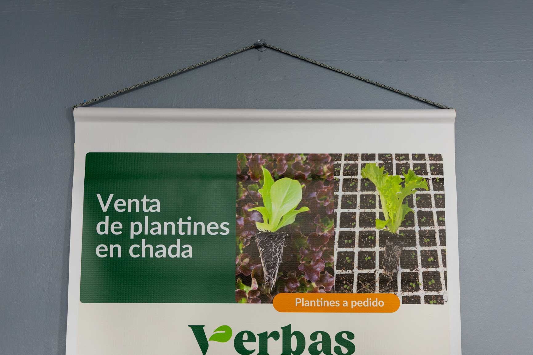 Impresión de pendón colgante 60×90 cm para promoción local