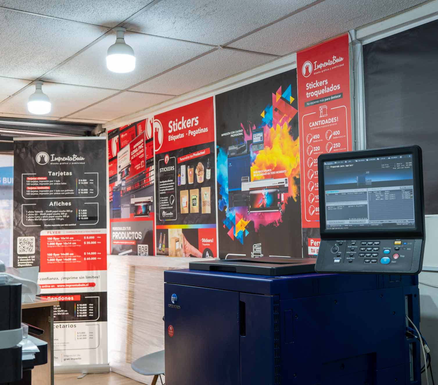 Imprenta laser a color