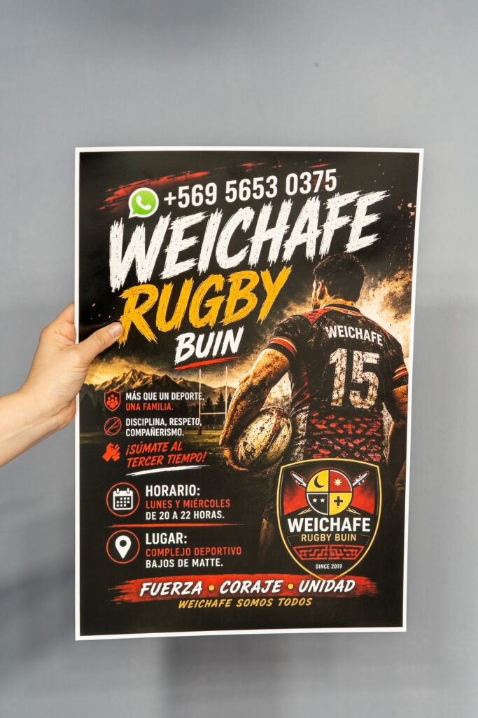 Impresión de Afiches Publicitarios en Papel Couché 300g – stgo